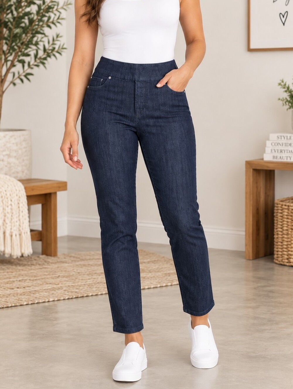 Chico’s Dark Wash Denim Ankle PantsBrand: Chico’s Size: 0.5 (XS 4/6)